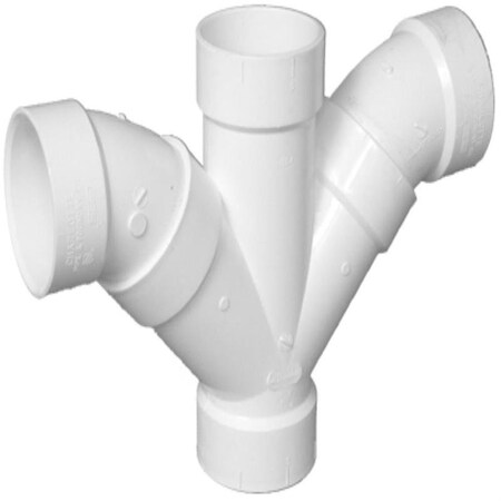 Canplas DOUBLE WYE 4 in. PVC 00507  1200